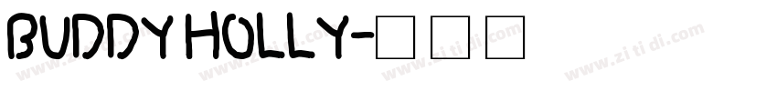 BUDDY HOLLY字体转换